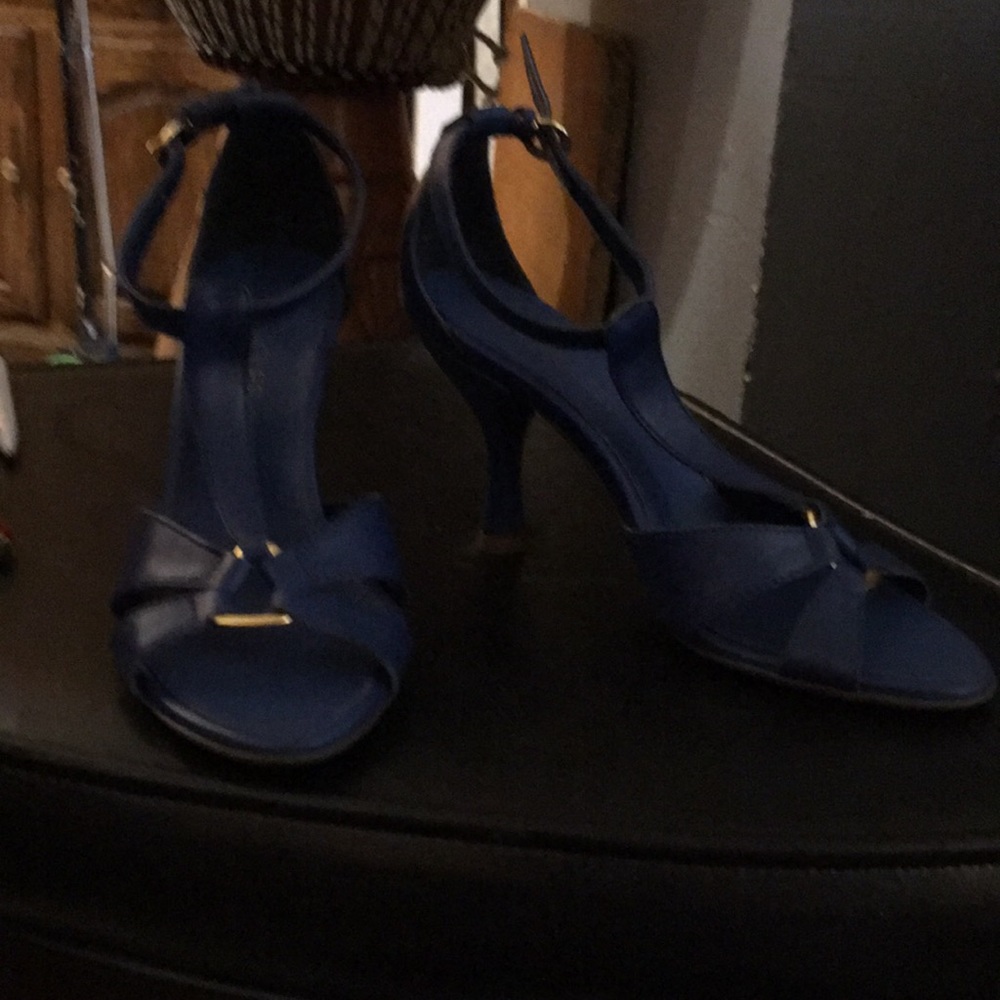 Blue shoes